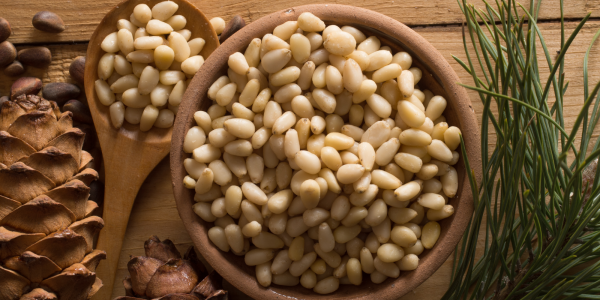 Raw pine nuts