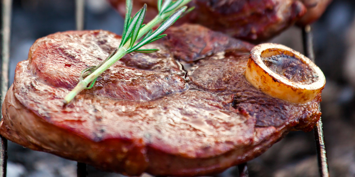 Veal neck cooked