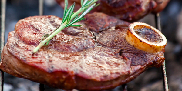 Veal neck cooked