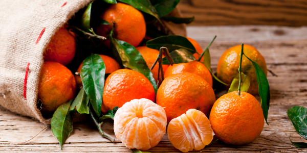 Raw tangerines (mandarin oranges)