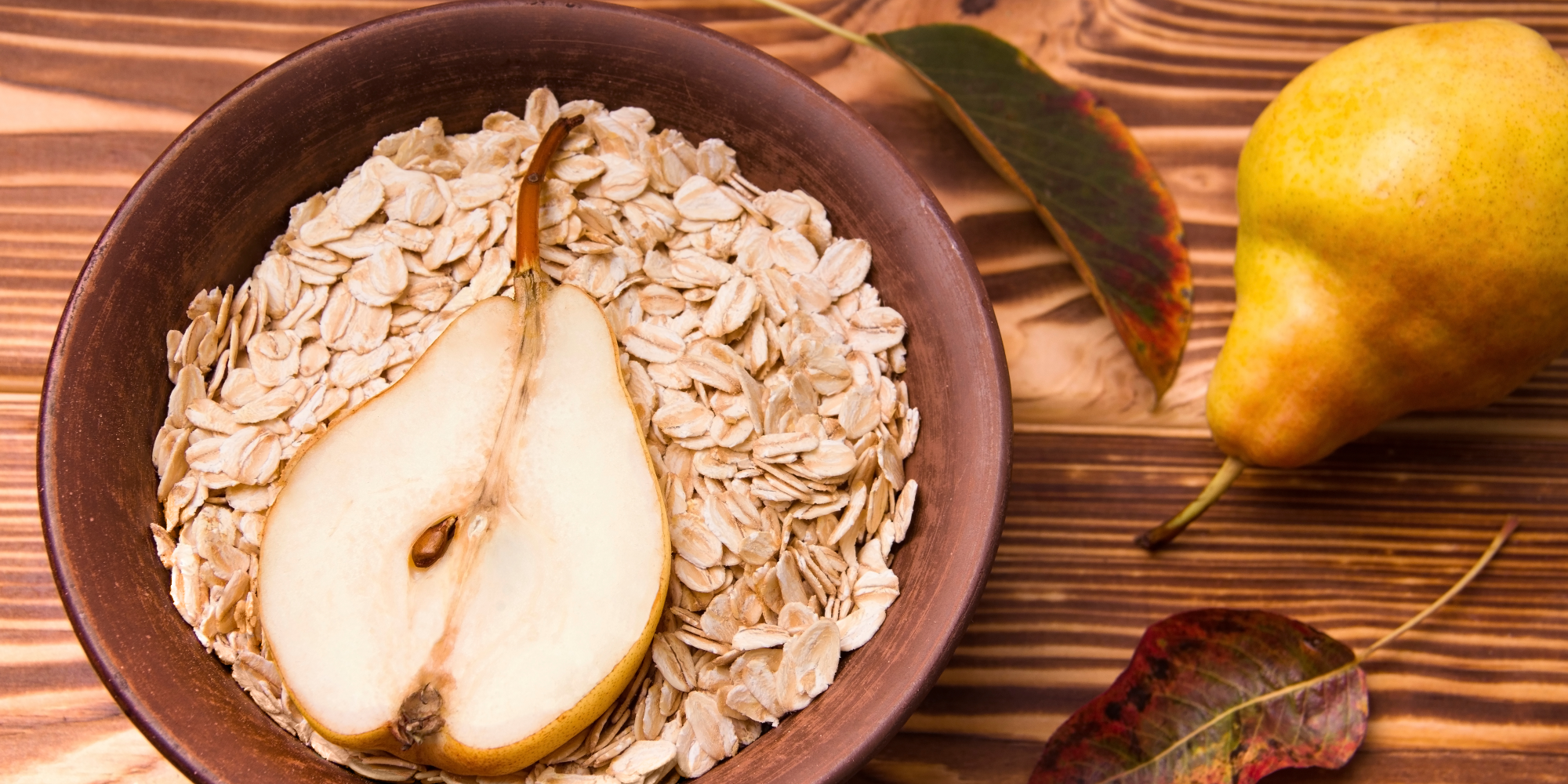 Oatmeal & Raw pears