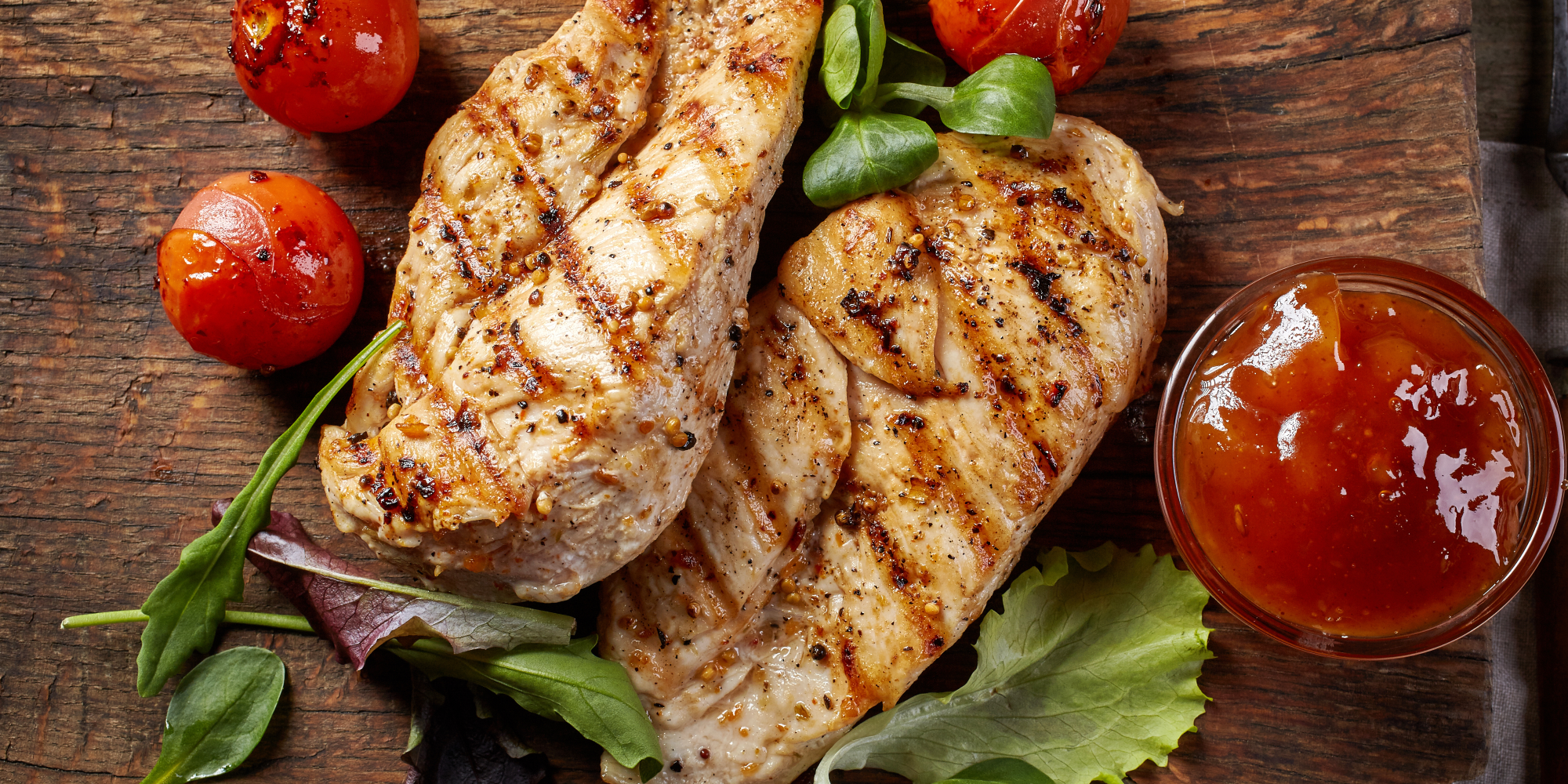 Chicken fillet grilled