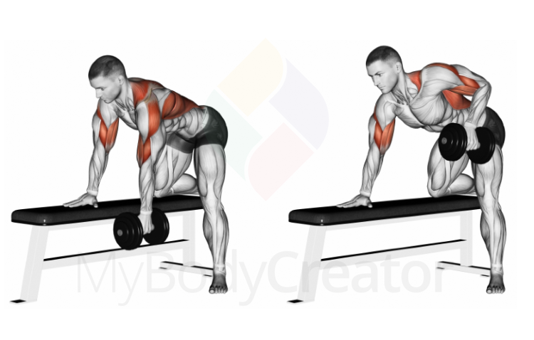 Dumbbell Bent-over Row