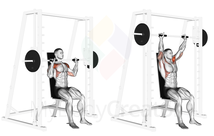 Smith Seated Shoulder Press