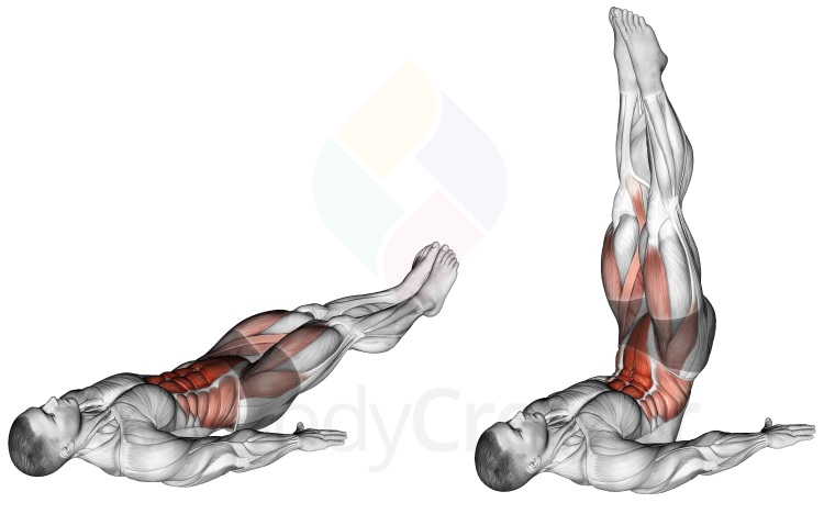 Lying Floor Leg Raise, Exercises