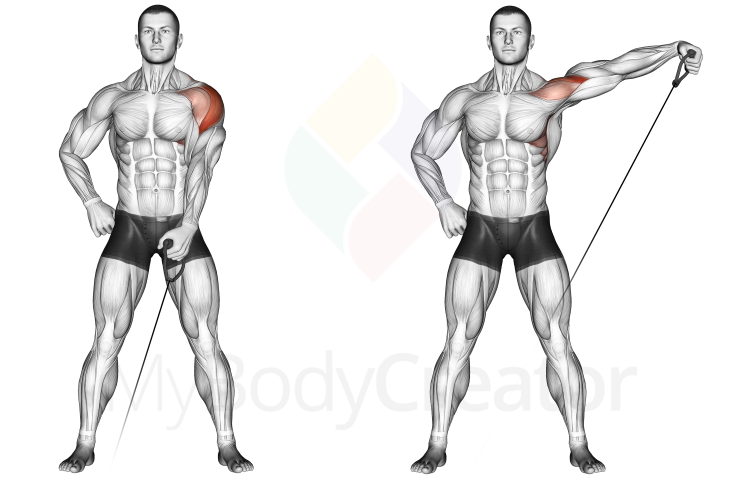 Cable One Arm Lateral Raise