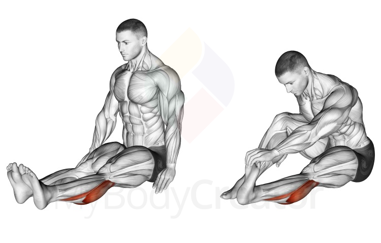 Stretching - Seated Calf Stretch