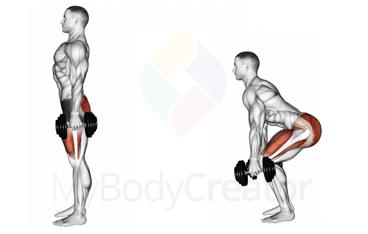 Dumbbell Deadlift