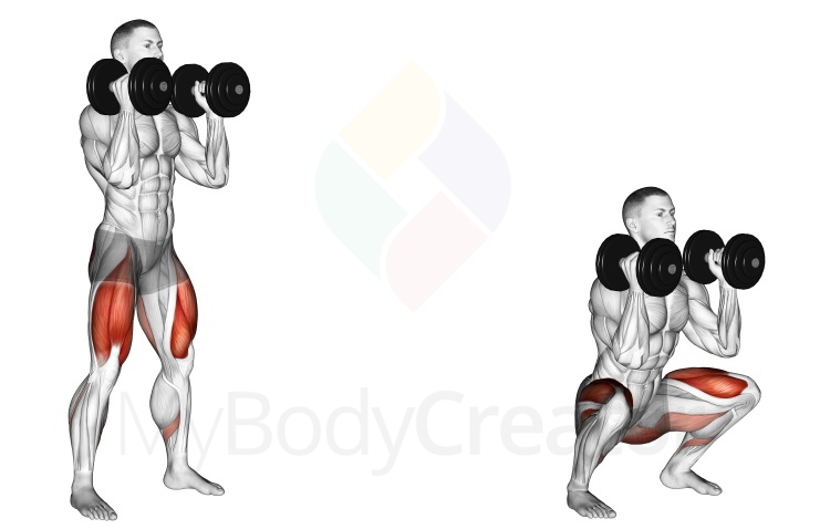 Dumbbell Front Squat