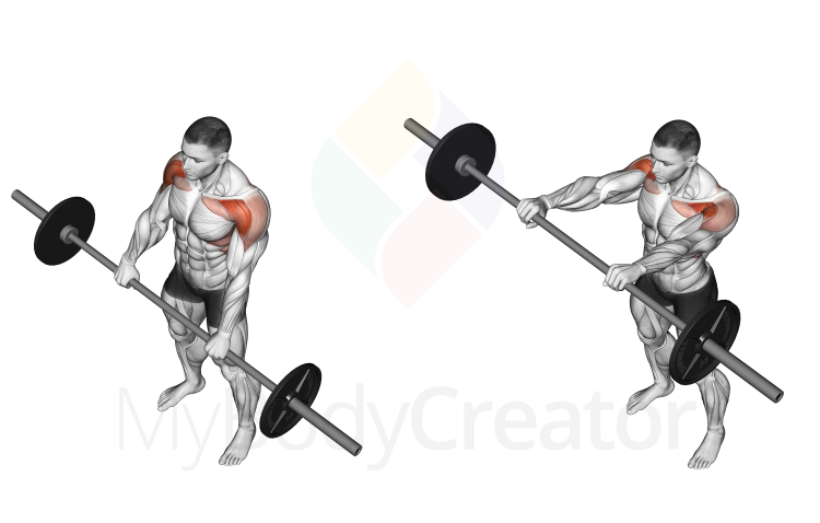 Barbell Front Raise