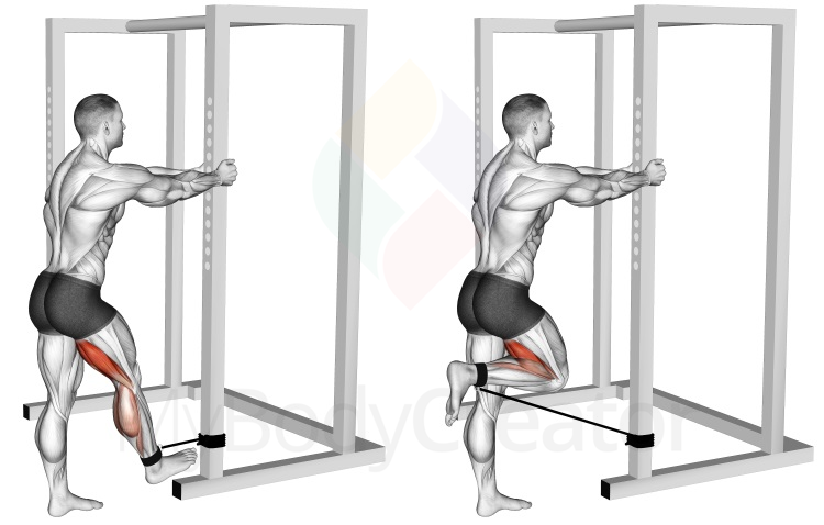 Band Standing Leg Curl