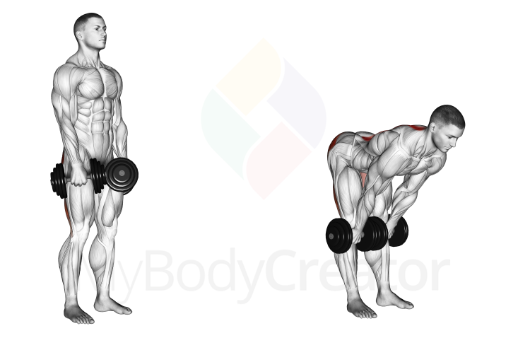 Dumbbell Stiff Leg Deadlift